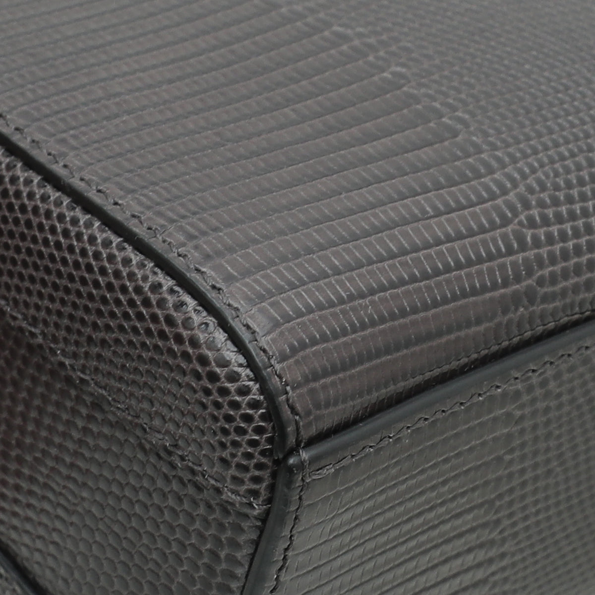 Dolce & Gabbana Dark Grey DG Millennials Iguana Print Chain Bag-Dolce & Gabbana-THE CLOSET