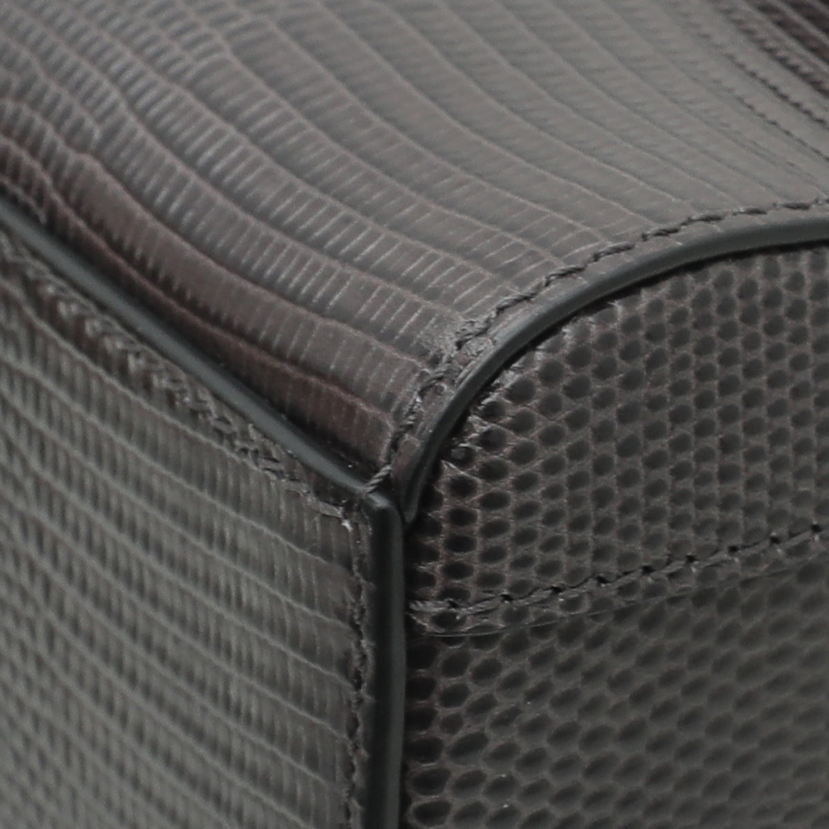 Dolce & Gabbana Dark Grey DG Millennials Iguana Print Chain Bag-Dolce & Gabbana-THE CLOSET