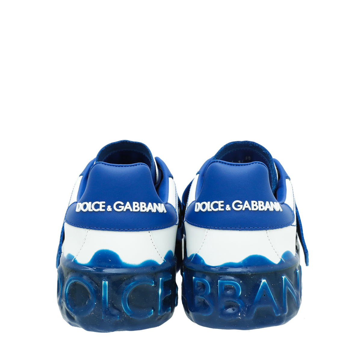 Dolce & Gabbana Bicolor DG Rules Heart Portofino Sneaker 38
