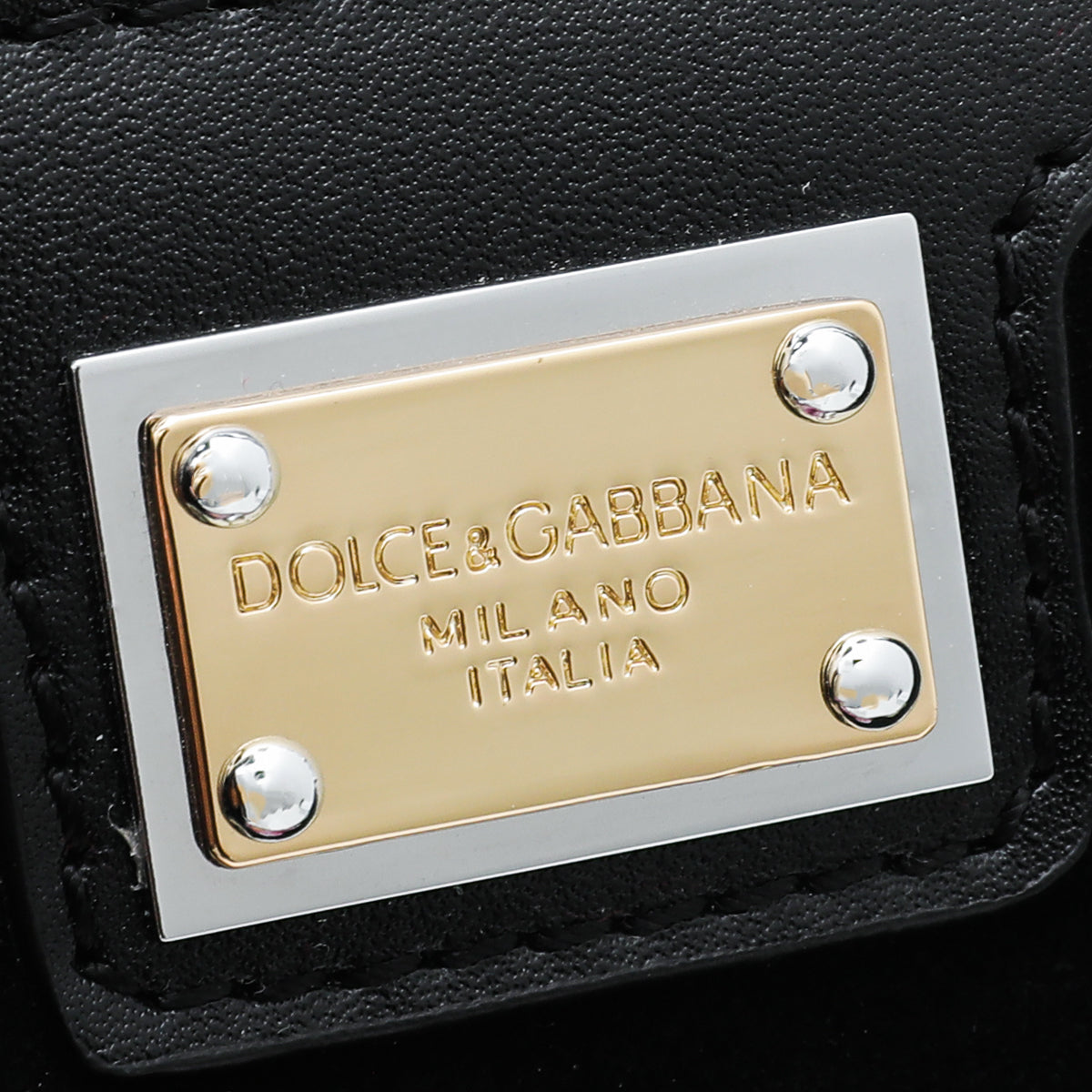 Dolce & Gabbana Black Multicolor Floral Cross Stitch Miss Escape Tote Bag-Dolce & Gabbana-THE CLOSET