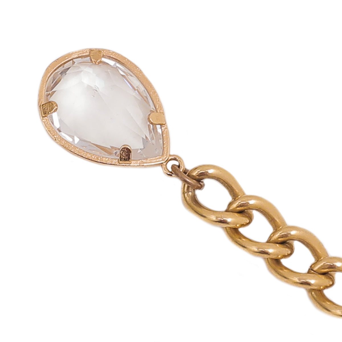 Dolce & Gabbana Multicolor Hand Painted Fur Crystal Chain Necklace-Dolce & Gabbana-THE CLOSET