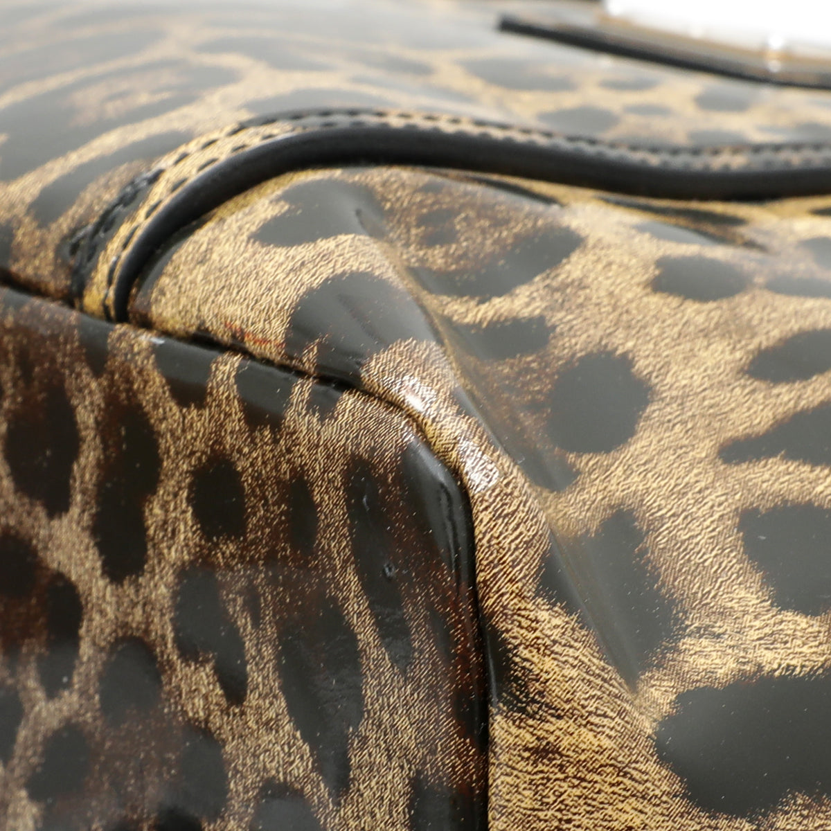 Dolce & Gabbana Bicolor Leopard Print Miss Escape Tassel Tote Bag-Christian Dior-THE CLOSET