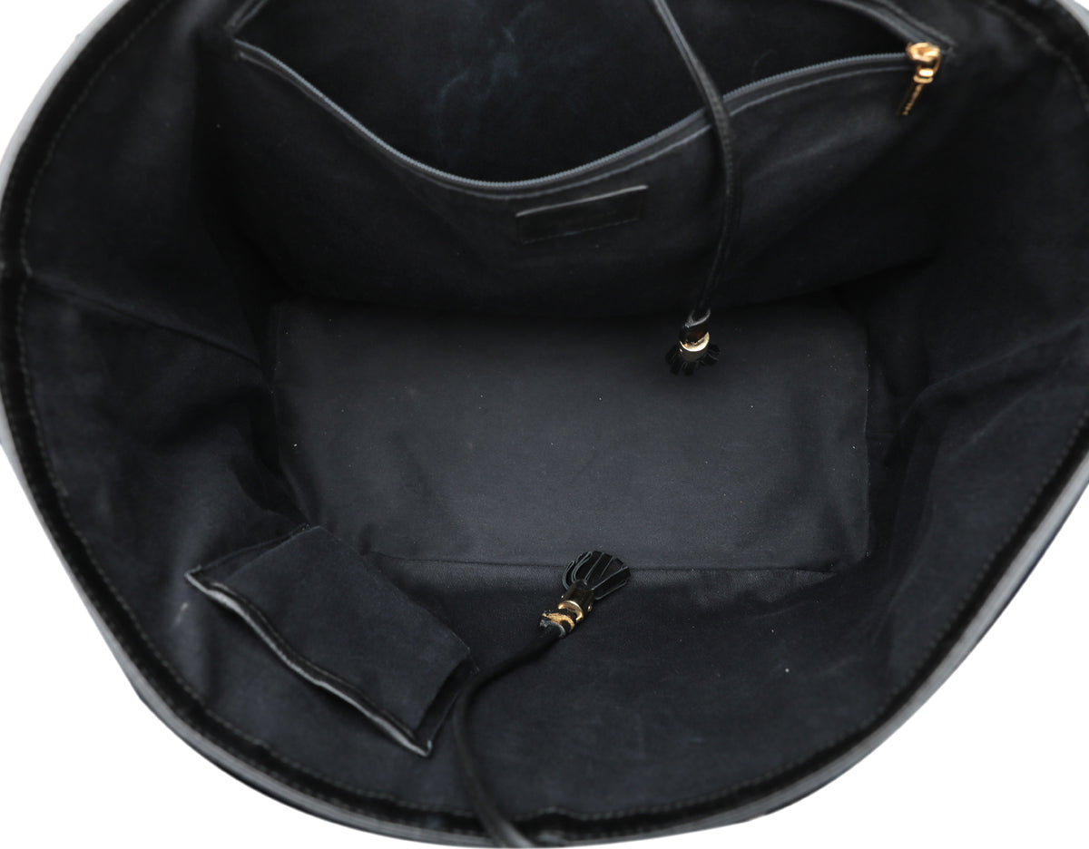 Dolce & Gabbana Bicolor Leopard Print Miss Escape Tassel Tote Bag-Christian Dior-THE CLOSET