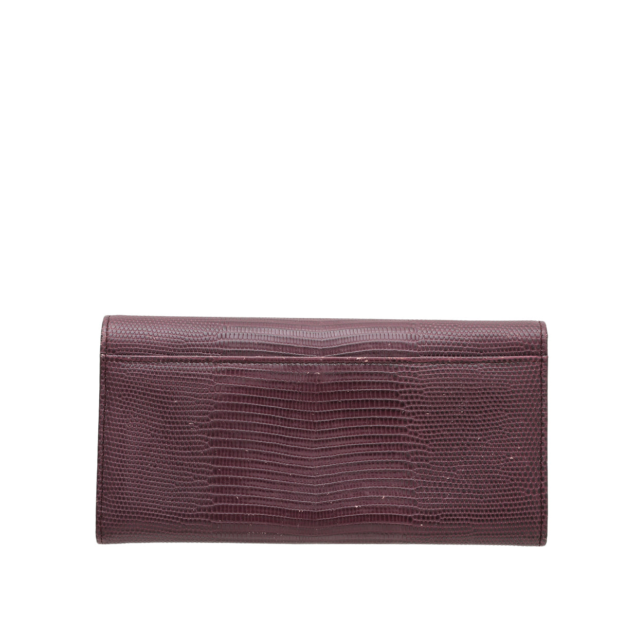 Dolce & Gabbana Bicolor Lizard Embossed Flap Long Wallet-Dolce & Gabbana-THE CLOSET
