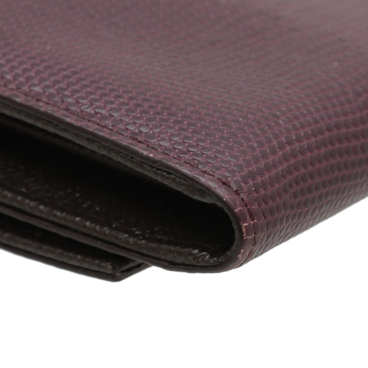 Dolce & Gabbana Bicolor Lizard Embossed Flap Long Wallet-Dolce & Gabbana-THE CLOSET