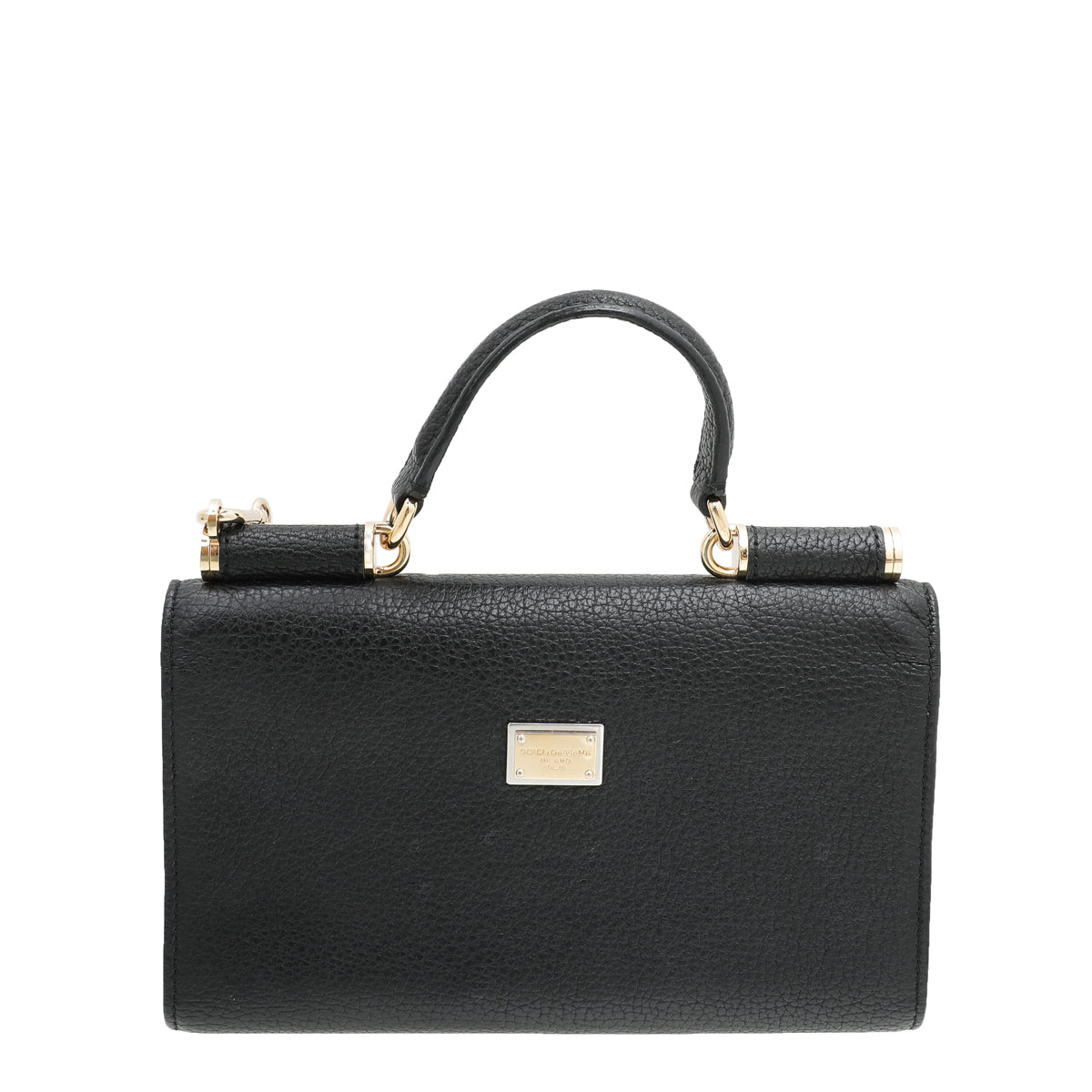 Dolce & Gabbana Black Multicolor Sicily Von Smartphone Embellished Bag-Dolce & Gabbana-THE CLOSET