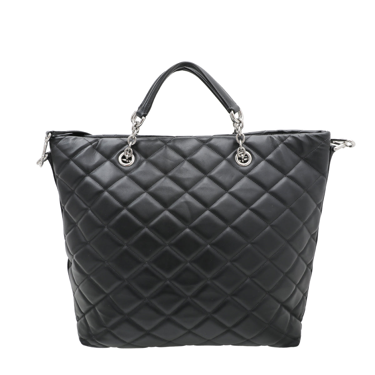 Dolce & Gabbana Black Quilted Miss Kate Shopping Tote Bag