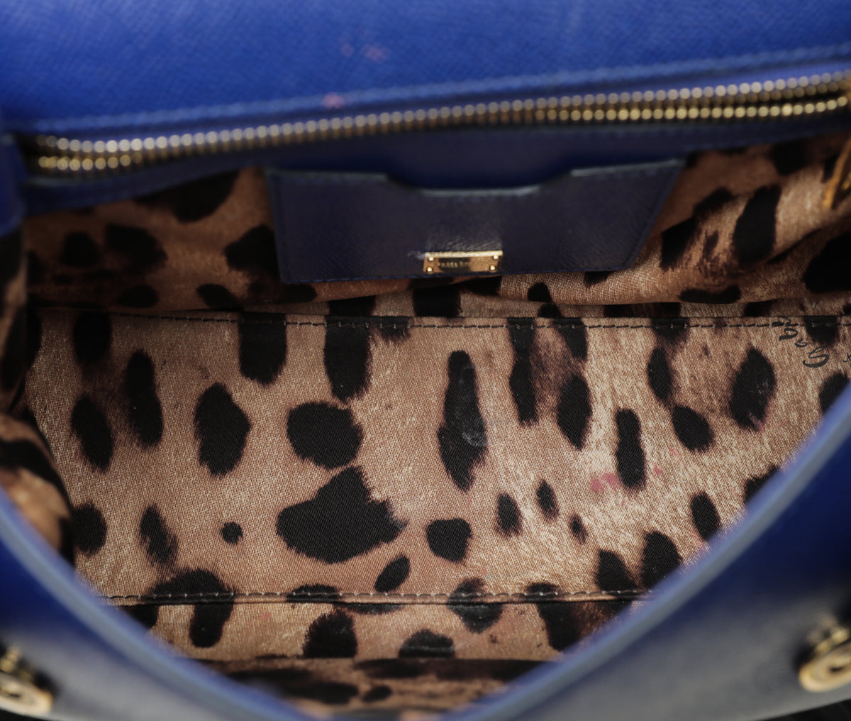 Dolce & Gabbana Blue Dauphine Medium Bag-Dolce & Gabbana-THE CLOSET