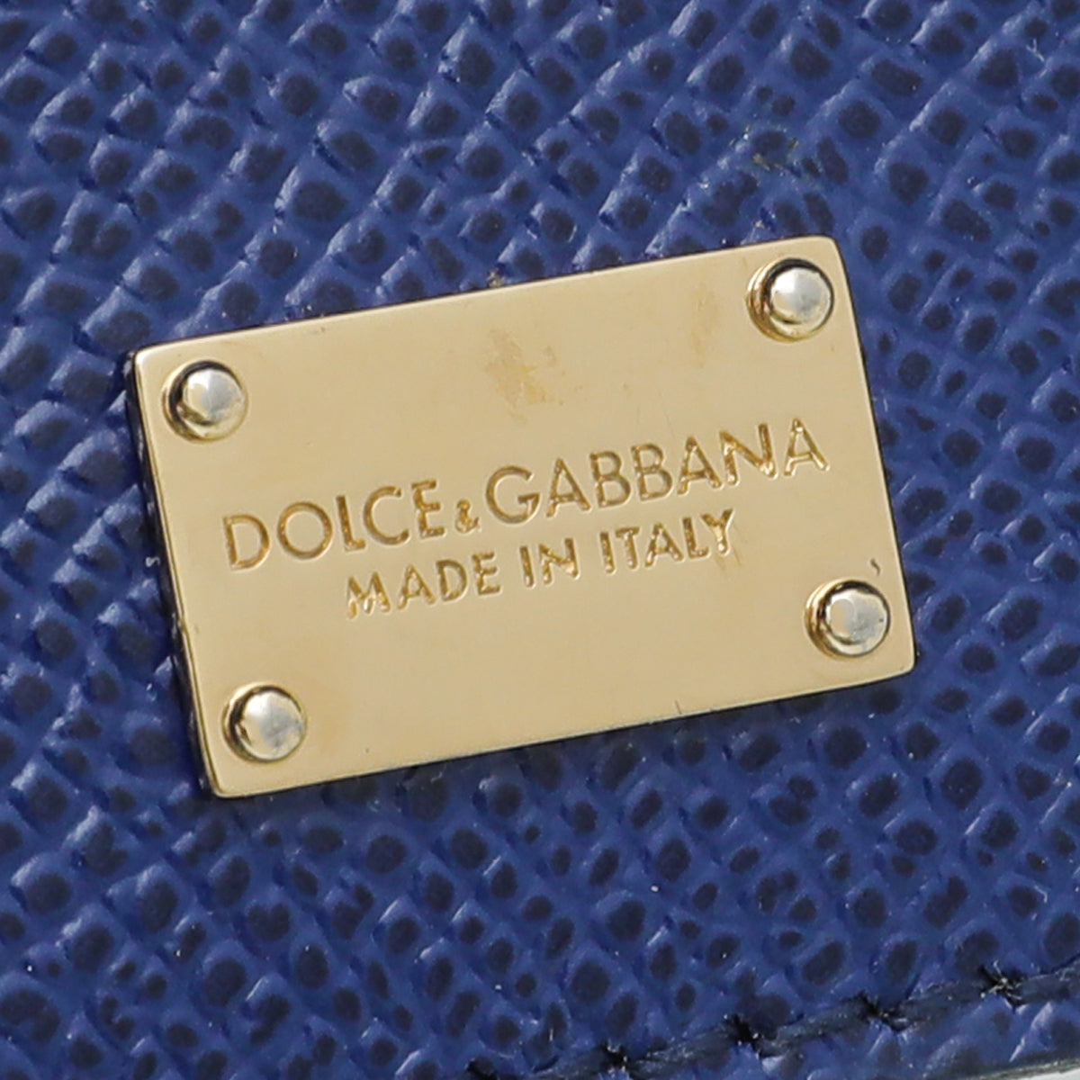 Dolce & Gabbana Blue Dauphine Medium Bag-Dolce & Gabbana-THE CLOSET