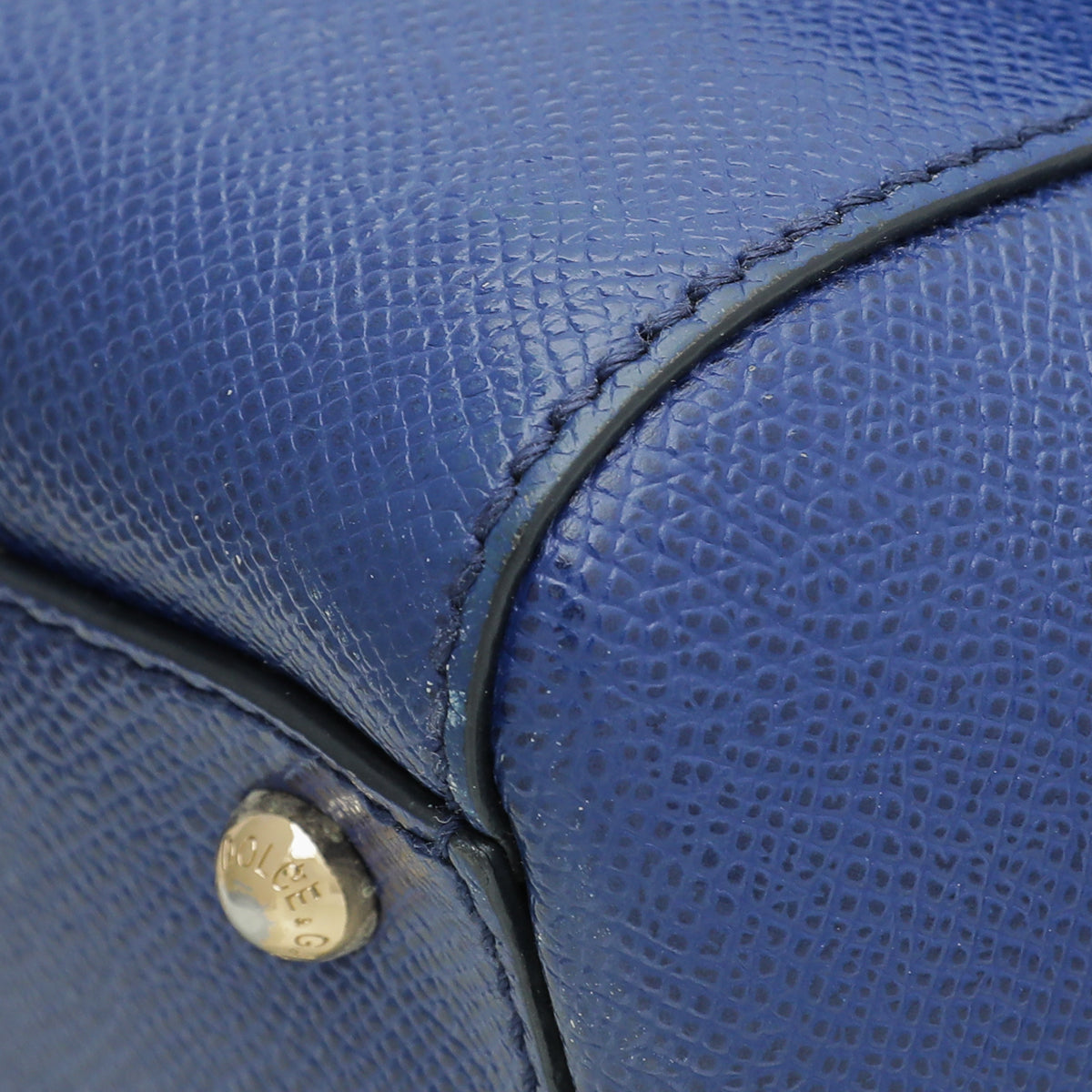 Dolce & Gabbana Blue Dauphine Medium Bag-Dolce & Gabbana-THE CLOSET