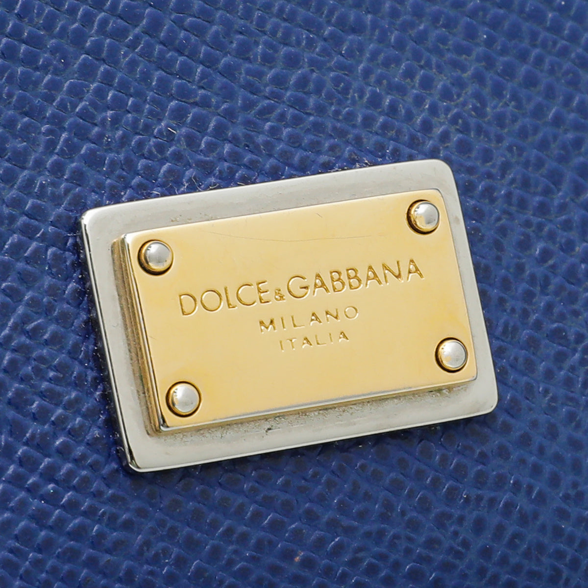 Dolce & Gabbana Blue Dauphine Medium Bag-Dolce & Gabbana-THE CLOSET