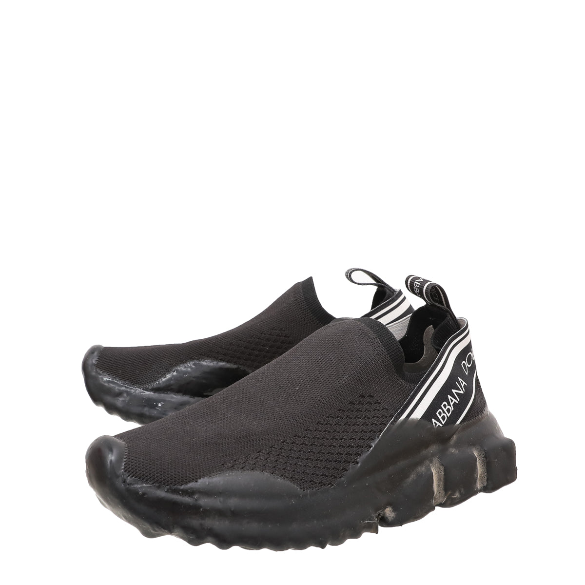 Dolce & Gabbana Black Sorrento Melt Sneakers 38-Dolce & Gabbana-THE CLOSET