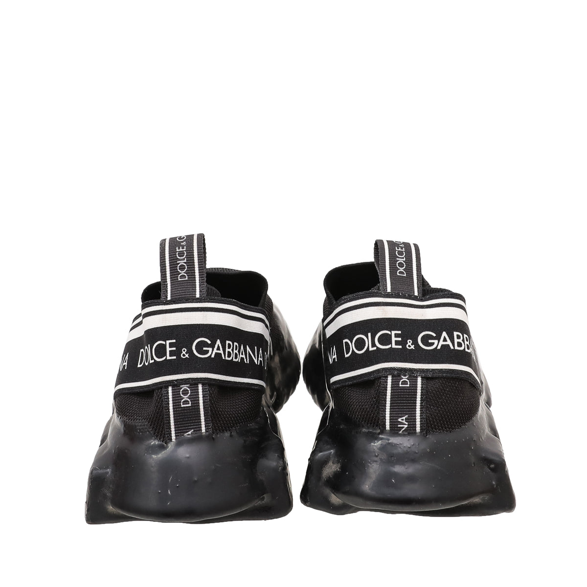 Dolce & Gabbana Black Sorrento Melt Sneakers 38-Dolce & Gabbana-THE CLOSET