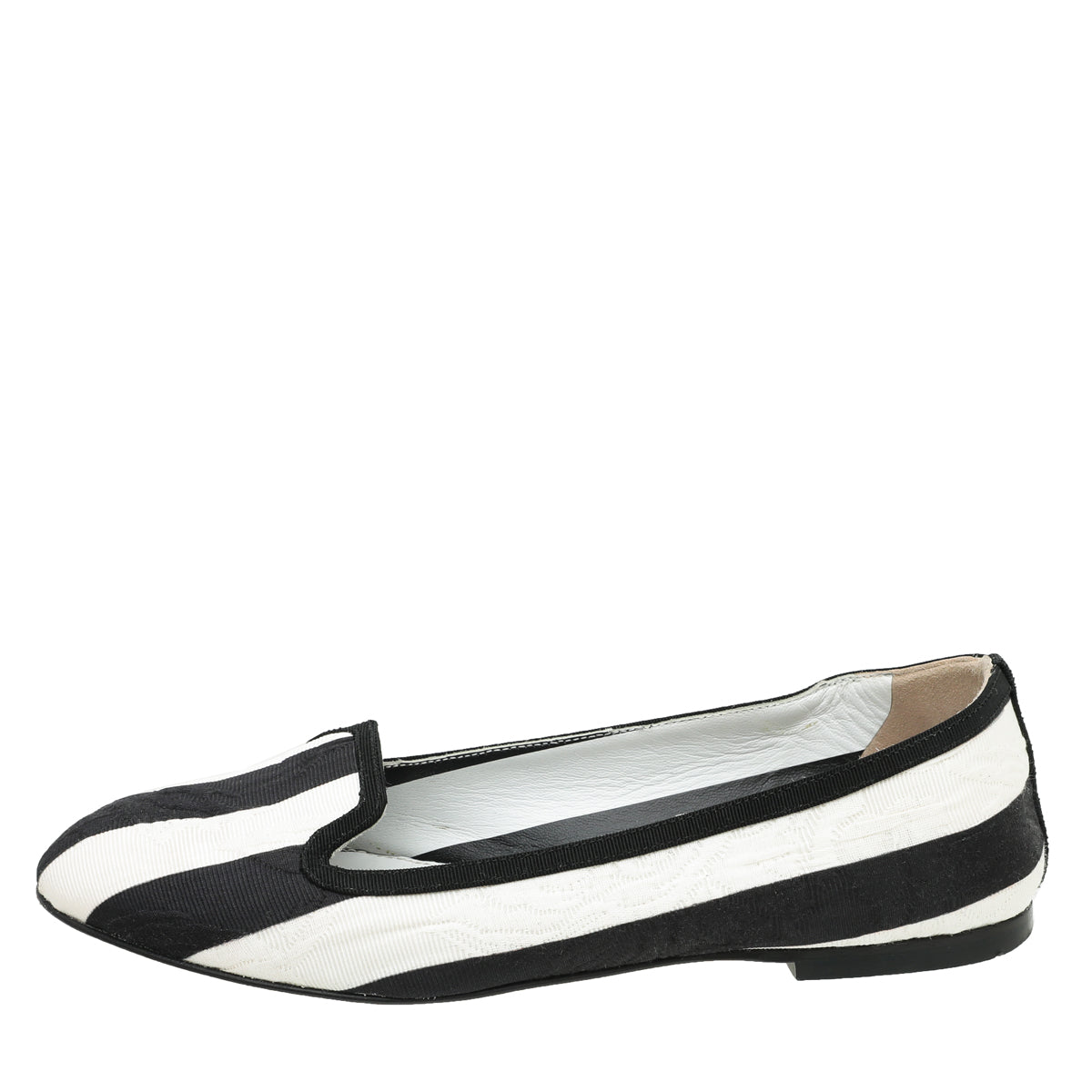 Dolce & Gabbana Bicolor Striped Ballerina Flats 35-Dolce & Gabbana-THE CLOSET
