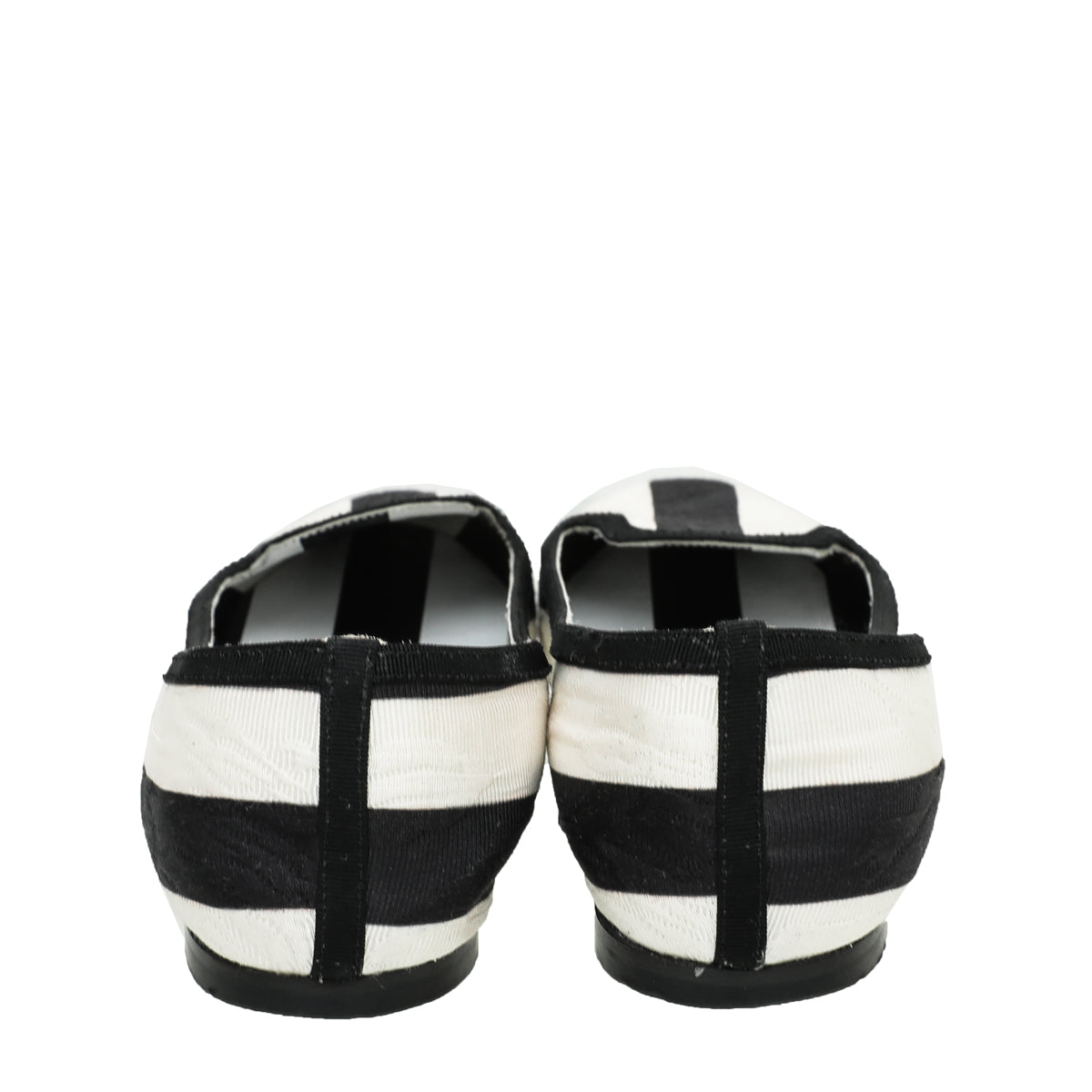 Dolce & Gabbana Bicolor Striped Ballerina Flats 35-Dolce & Gabbana-THE CLOSET