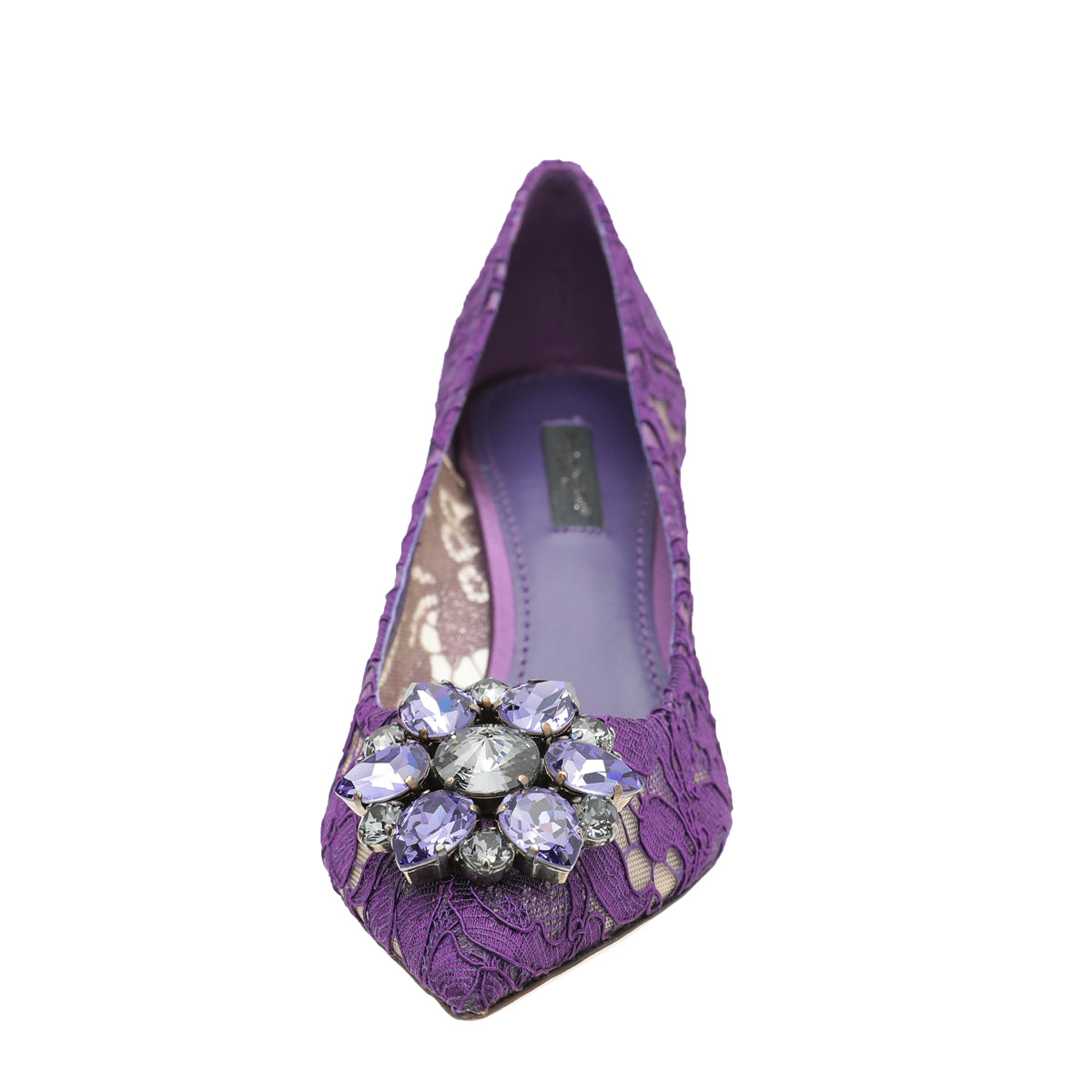 Dolce & Gabbana Violet Taormina Lace Pumps 36.5-Christian Dior-THE CLOSET