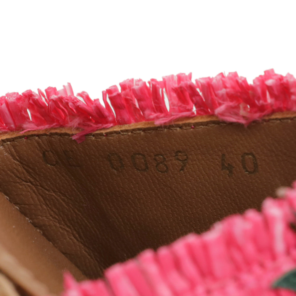 Dolce & Gabbana Bicolor Pineapple Kiwi Patch Ankle Strap 40-Dolce & Gabbana-THE CLOSET