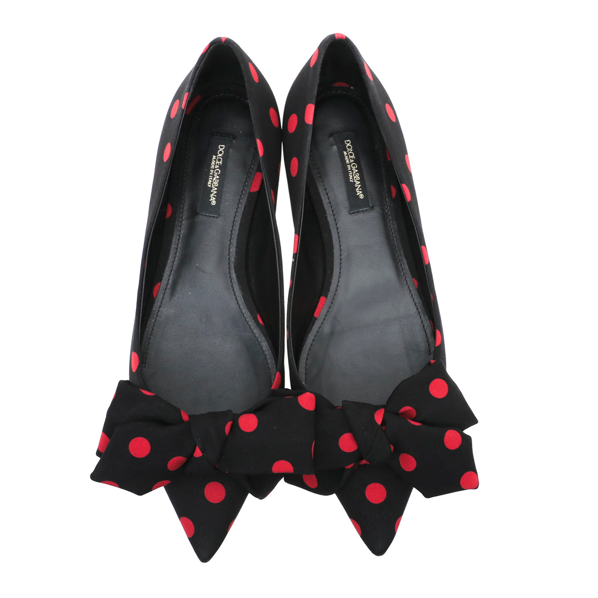 Dolce & Gabbana Bicolor Polka Dots Flat Ballerina 35-Dolce & Gabbana-THE CLOSET