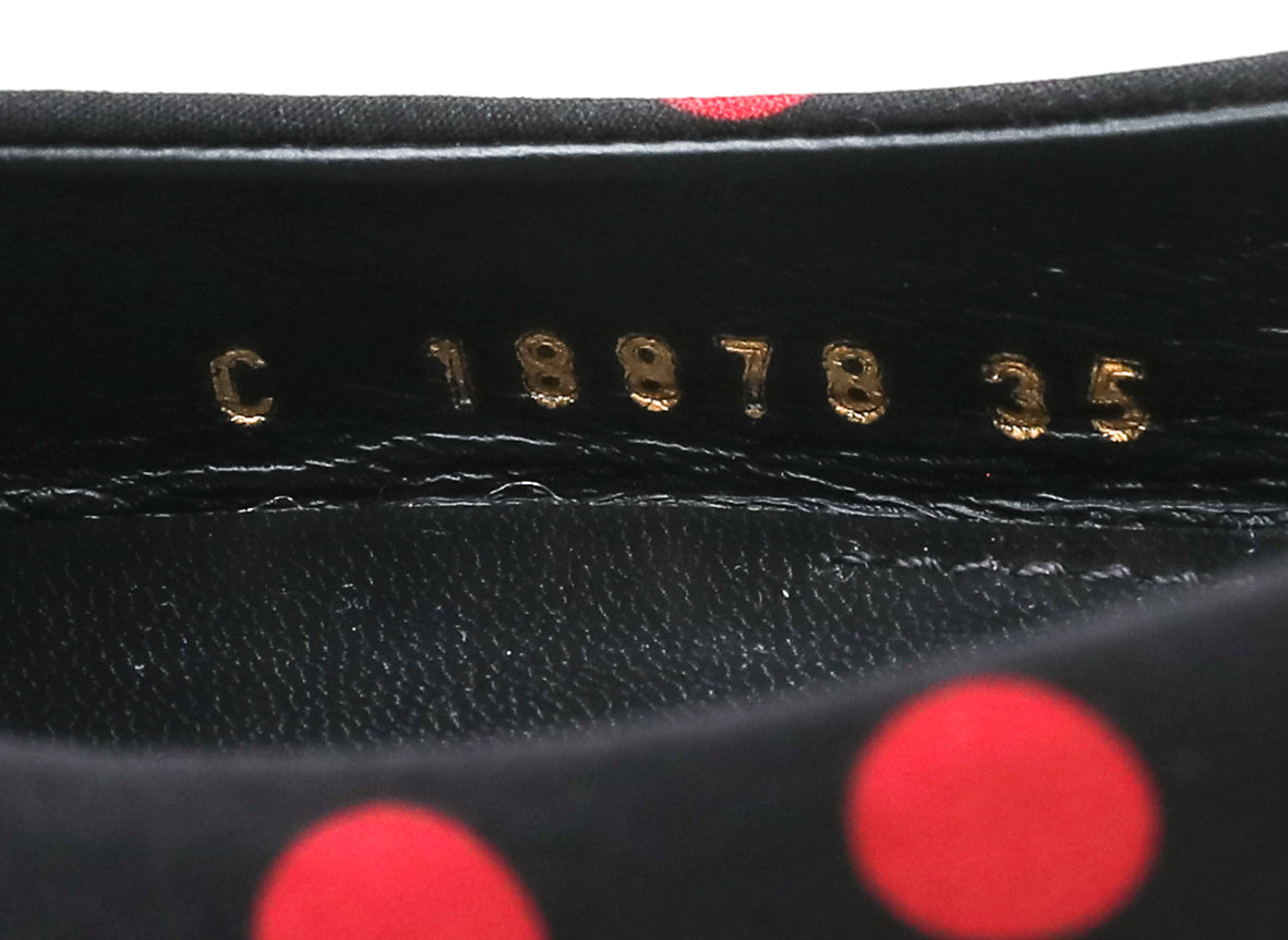 Dolce & Gabbana Bicolor Polka Dots Flat Ballerina 35-Dolce & Gabbana-THE CLOSET