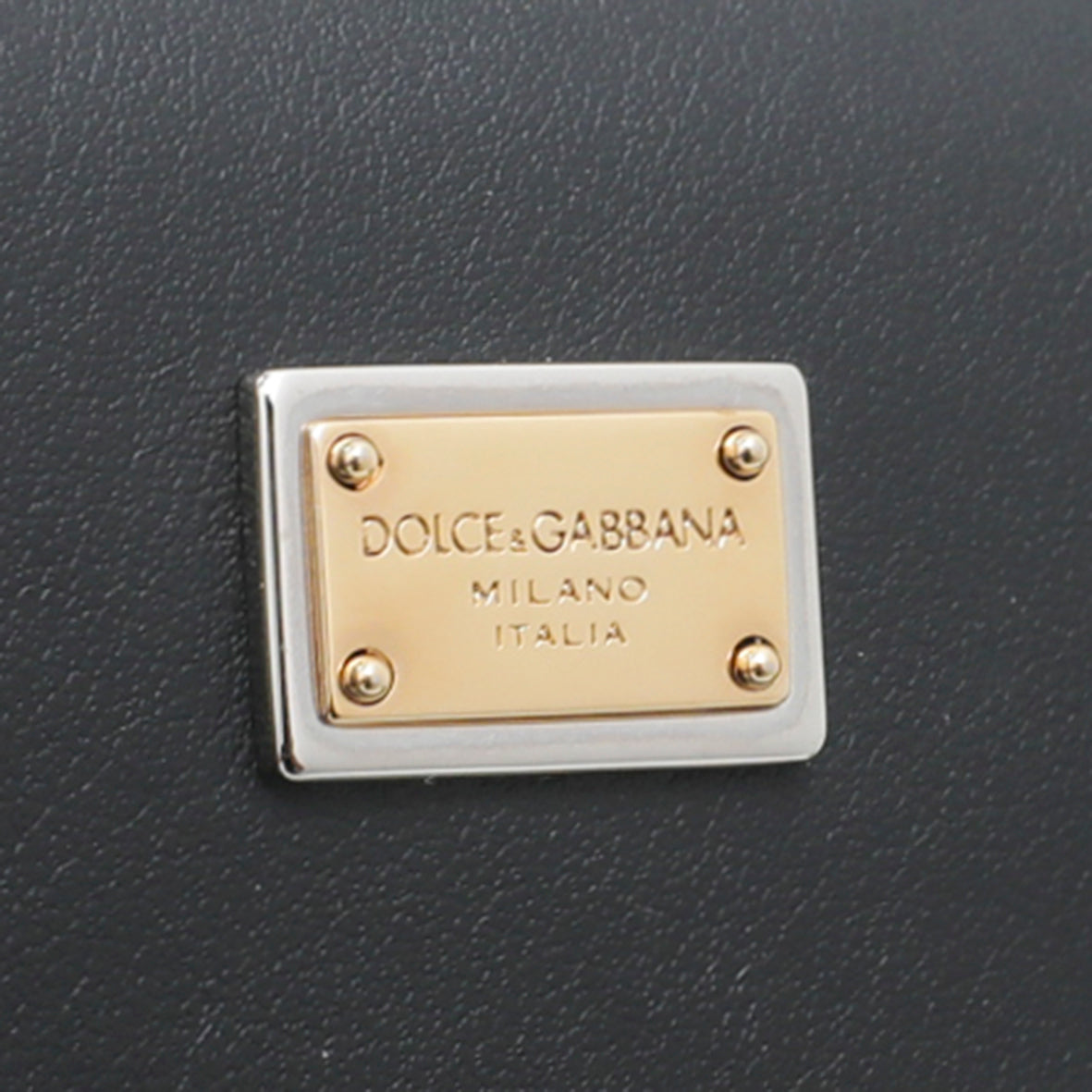 Dolce & Gabbana Black L'amore E Bellezza Chain Bag-Dolce & Gabbana-THE CLOSET