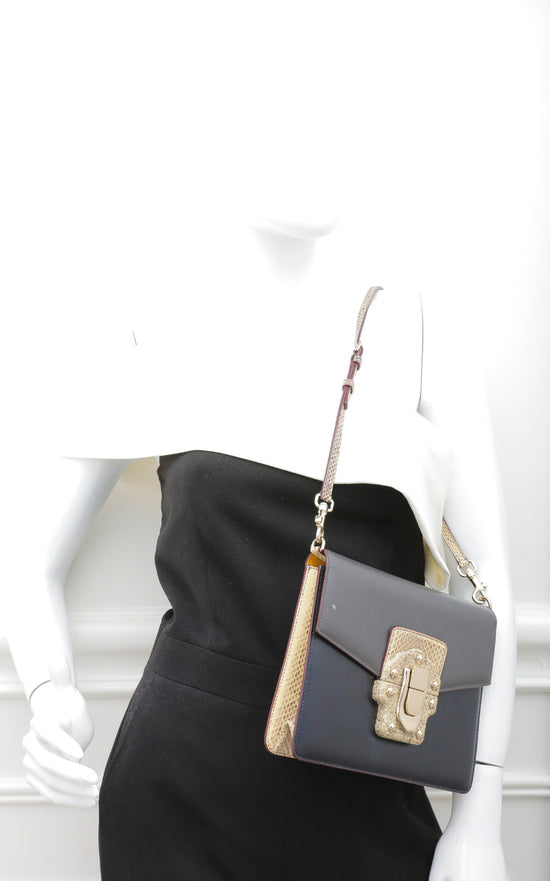 Dolce & Gabbana Tricolor Lucia Shoulder Bag