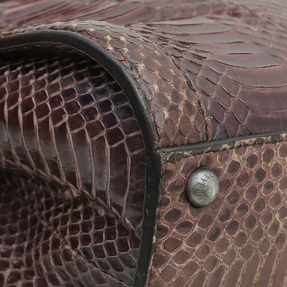 Dolce & Gabbana Multicolor Monica Python Brocade Bag-Dolce & Gabbana-THE CLOSET