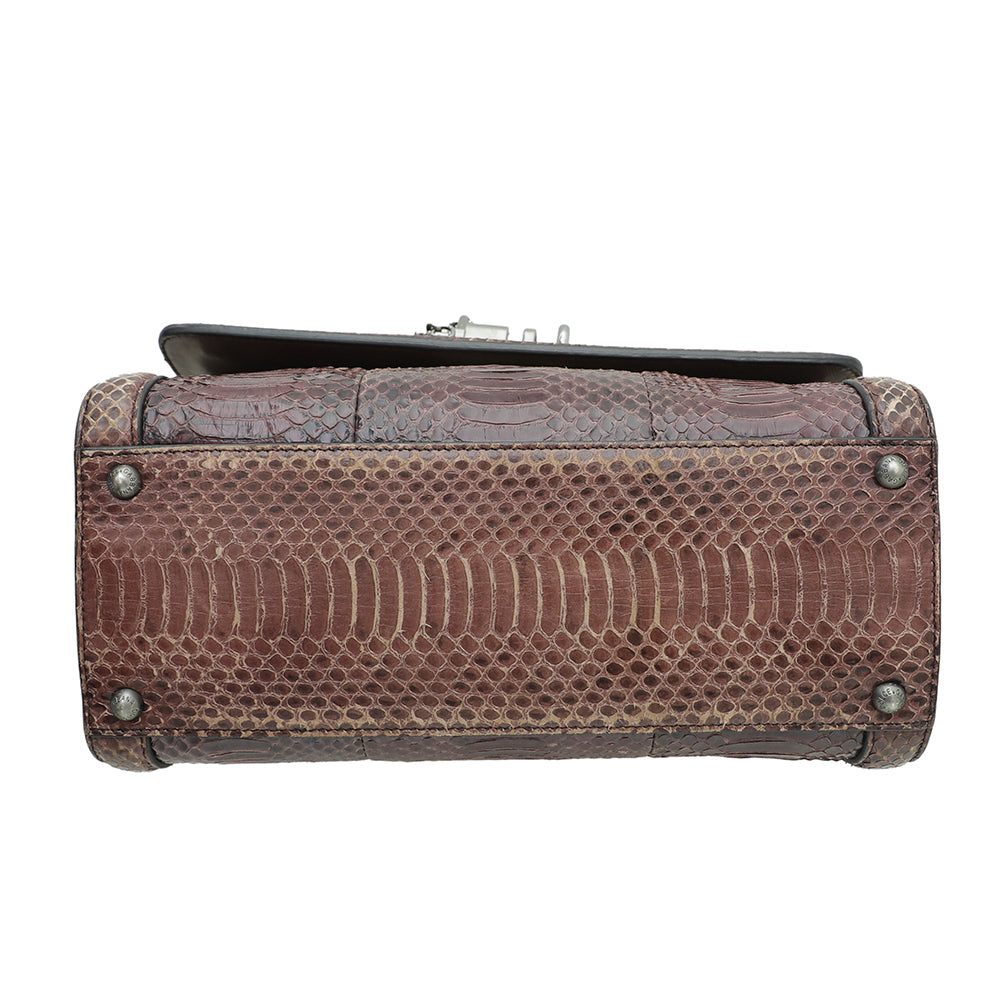 Dolce & Gabbana Multicolor Monica Python Brocade Bag-Dolce & Gabbana-THE CLOSET