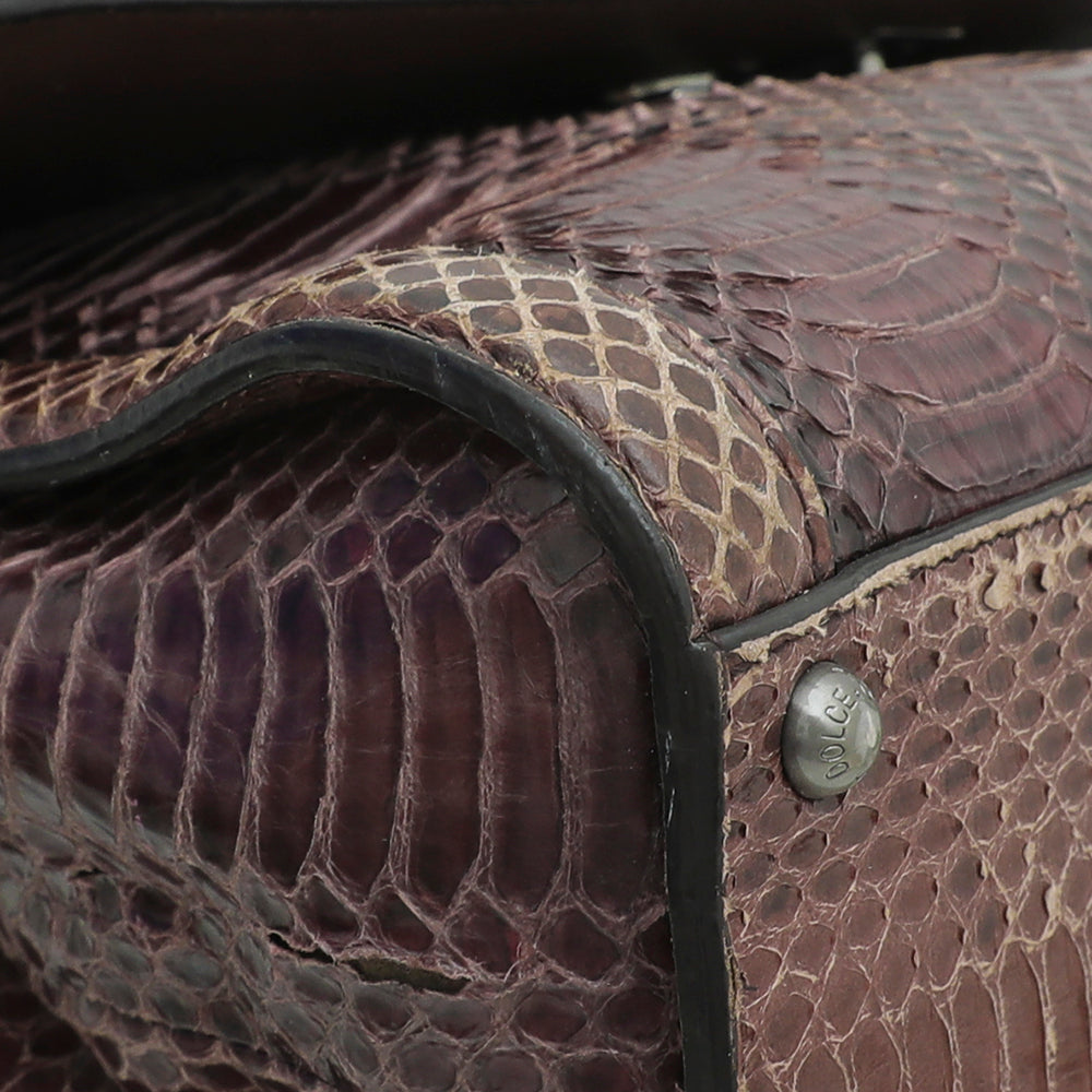 Dolce & Gabbana Multicolor Monica Python Brocade Bag-Dolce & Gabbana-THE CLOSET