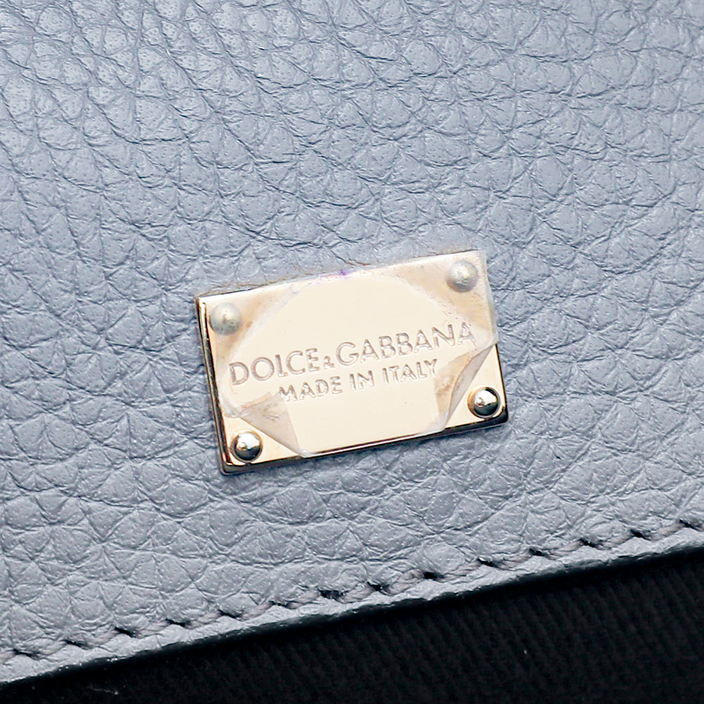 Dolce & Gabbana Grey Rosaria Medium Bag