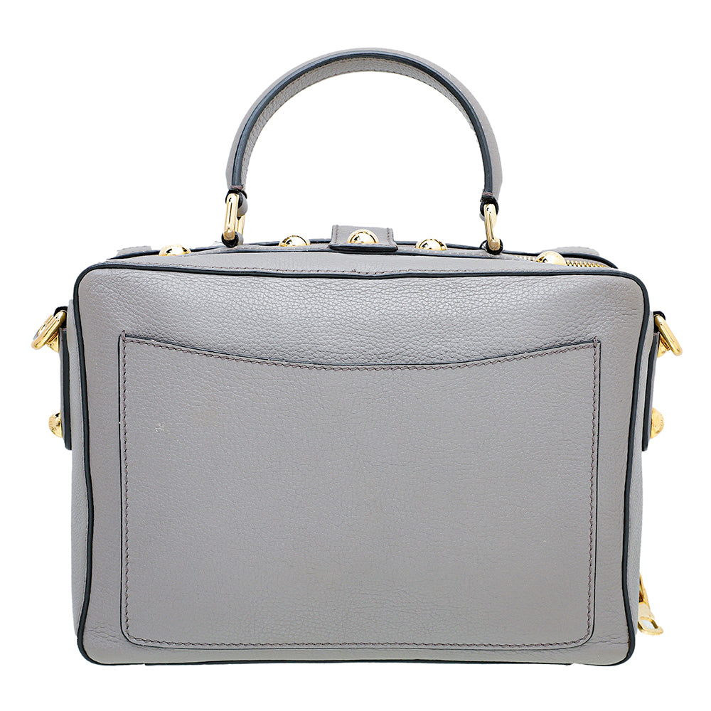 Dolce & Gabbana Grey Rosaria Medium Bag-Christian Louboutin-THE CLOSET