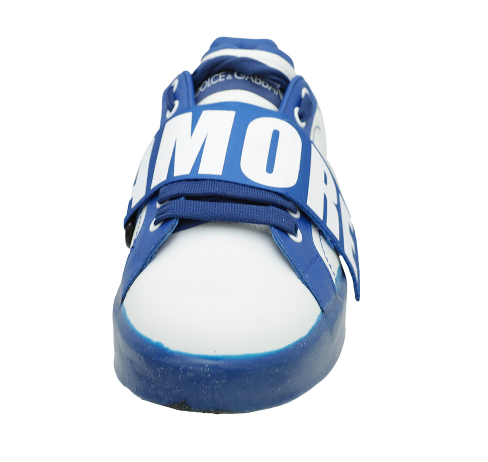 Dolce & Gabbana Bicolor Rules Heart Portofino Sneaker 38.5-Dolce & Gabbana-THE CLOSET