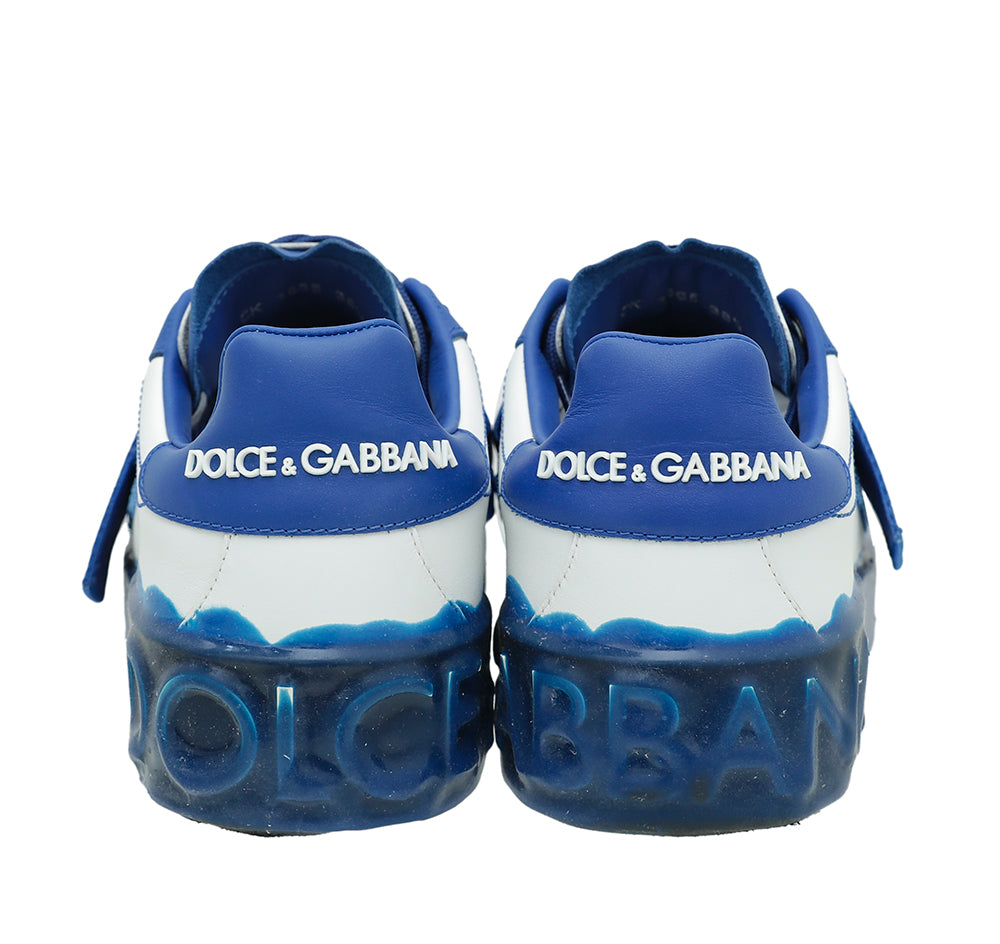 Dolce & Gabbana Bicolor Rules Heart Portofino Sneaker 38.5-Dolce & Gabbana-THE CLOSET
