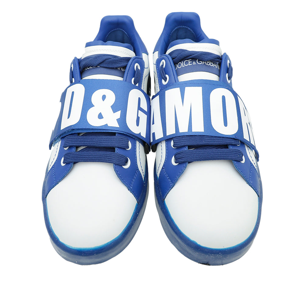 Dolce & Gabbana Bicolor Rules Heart Portofino Sneaker 38.5-Dolce & Gabbana-THE CLOSET