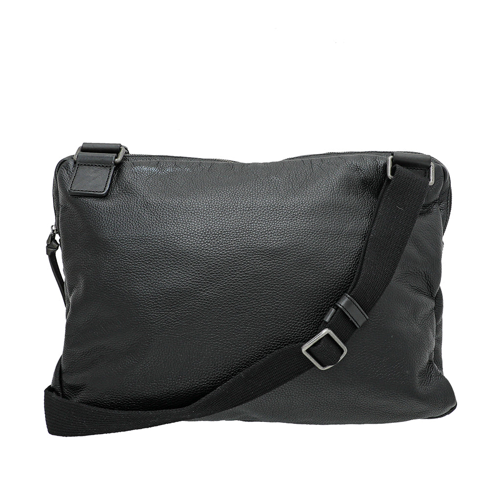 Dolce & Gabbana Black Briefcase Messenger Bag