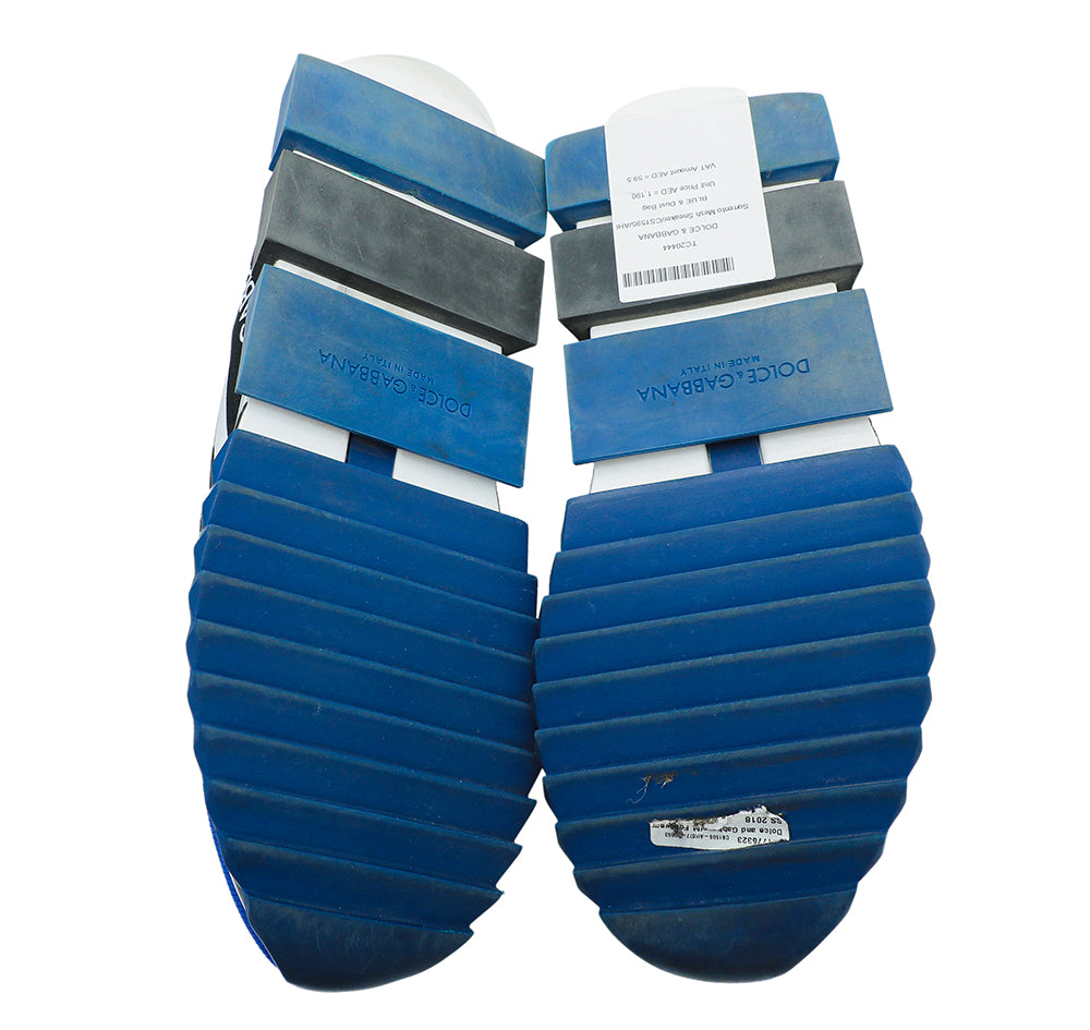 Dolce & Gabbana Bicolor Sorrento Mesh Sneaker 43-Dolce & Gabbana-THE CLOSET