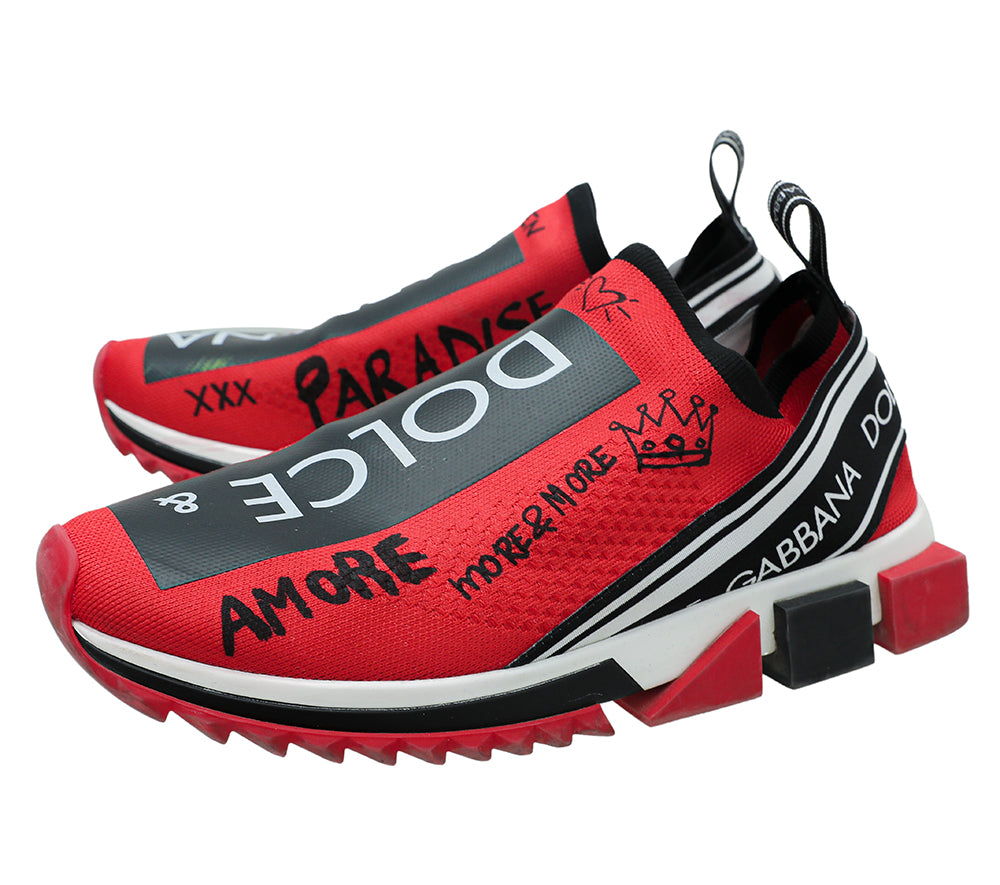 Dolce & Gabbana Bicolor Sorrento Mesh Sneaker 43-Dolce & Gabbana-THE CLOSET