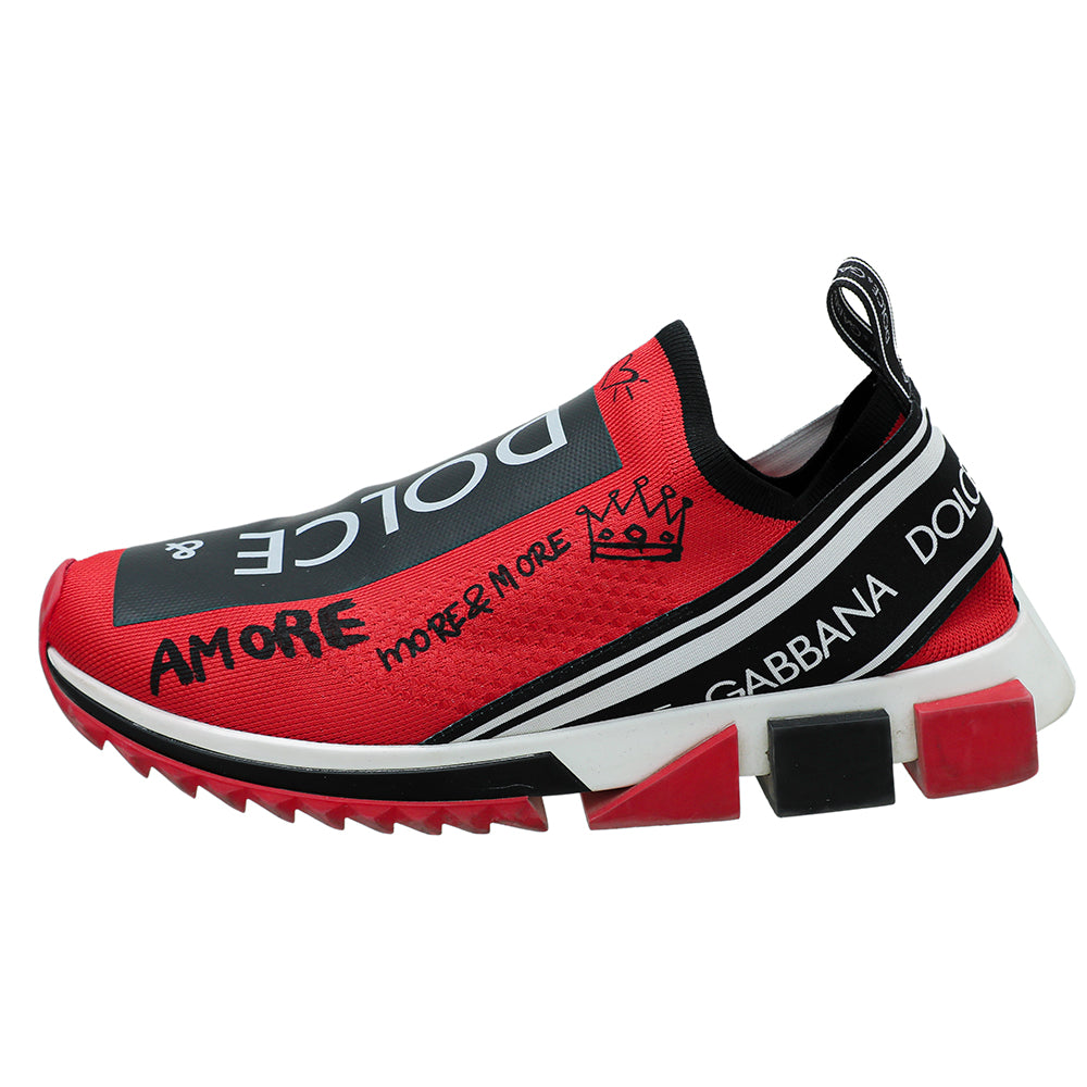 Dolce & Gabbana Bicolor Sorrento Mesh Sneaker 43-Dolce & Gabbana-THE CLOSET