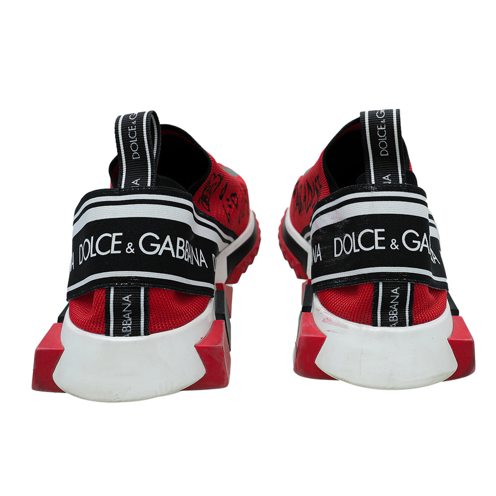 Dolce & Gabbana Bicolor Sorrento Mesh Sneaker 43-Dolce & Gabbana-THE CLOSET