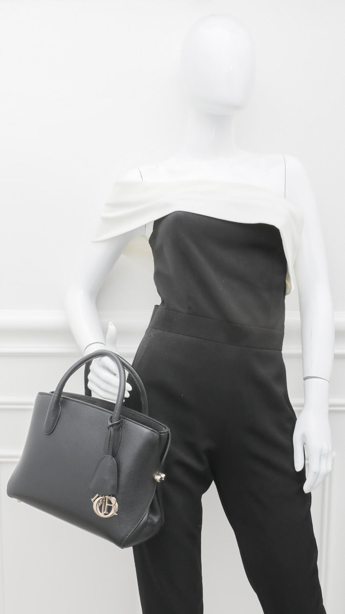 Christian Dior Black Bar Tote Small Bag-Christian Dior-THE CLOSET