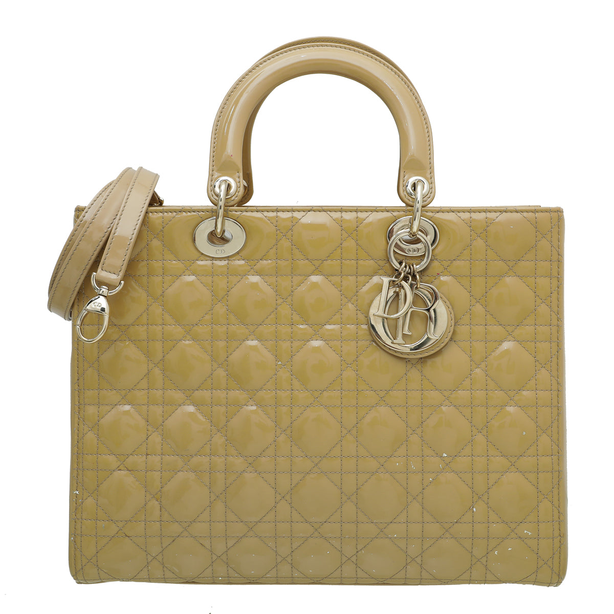 Christian Dior Beige Lady Dior Bag-Christian Dior-THE CLOSET