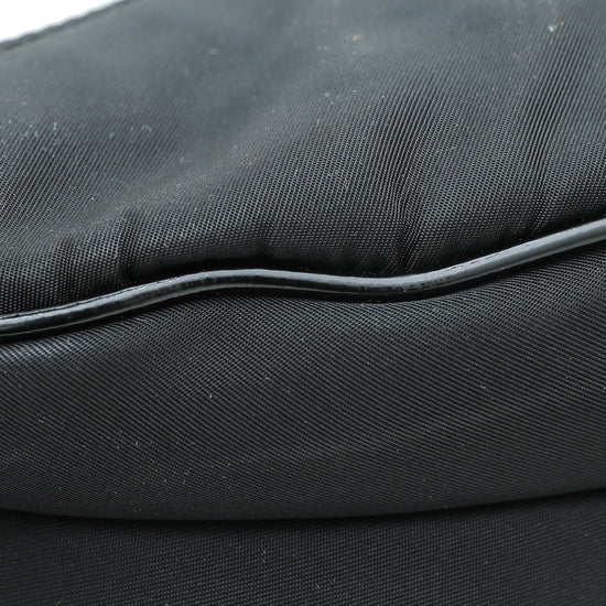 Christian Dior Black Nylon Saddle Bag