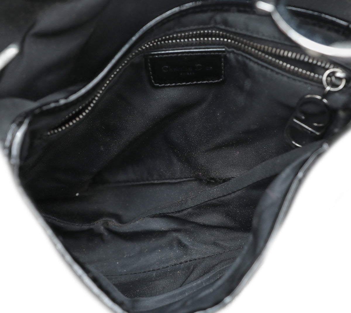 Christian Dior Black Nylon Saddle Bag-Christian Dior-THE CLOSET
