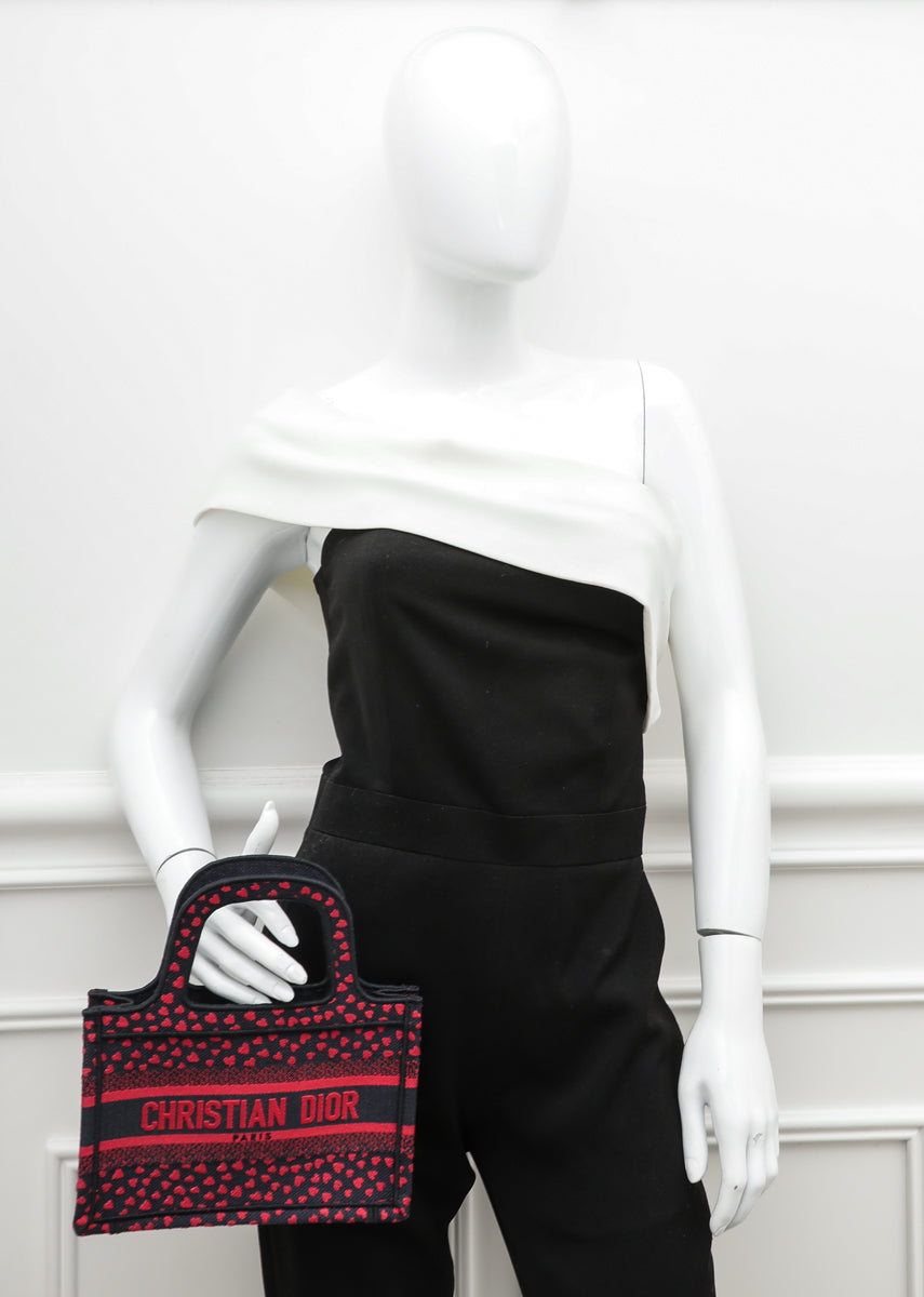 Christian Dior Bicolor I Love Paris Book Tote Mini Bag-Christian Dior-THE CLOSET