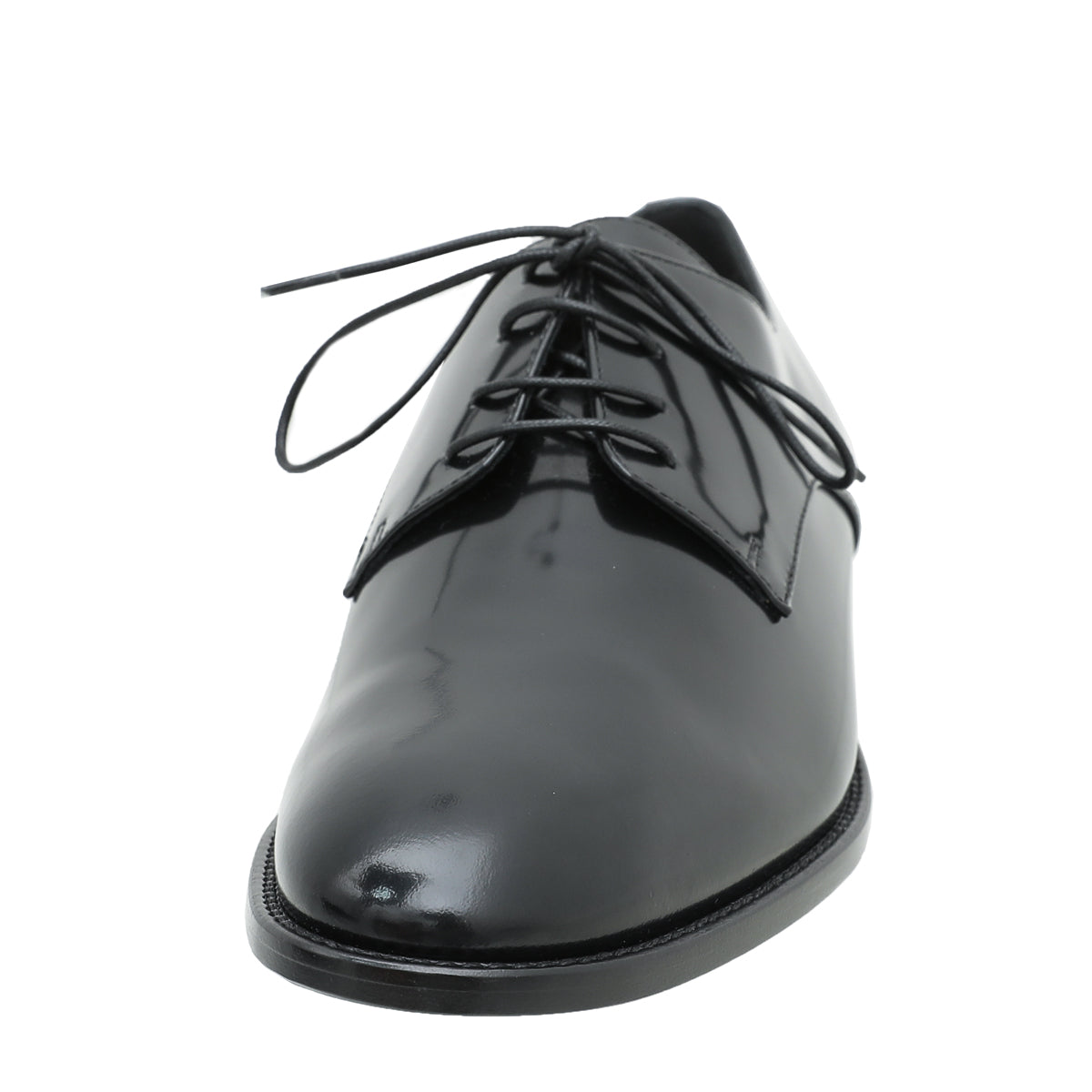 Christian Dior Black Timeless Derby Shoes 38.5