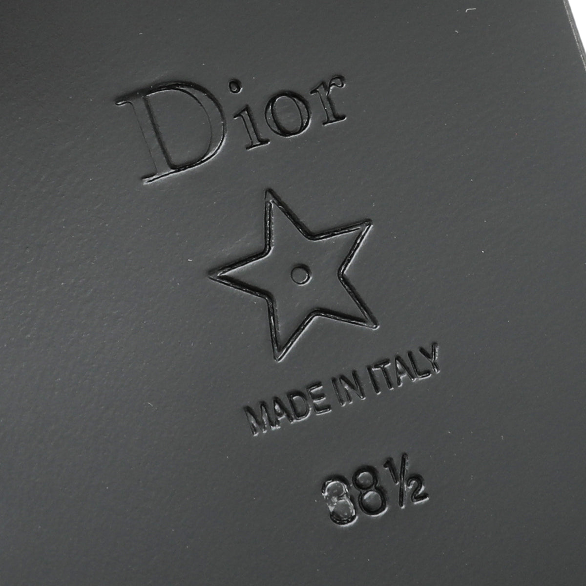 Christian Dior Black Timeless Derby Shoes 38.5-Christian Dior-THE CLOSET