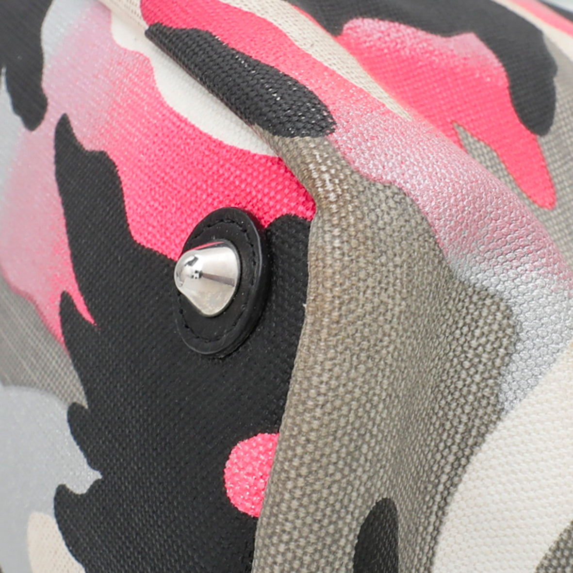 Christian Dior Pink Multicolor Camouflage Anselm Reyle Tote Bag-Christian Dior-THE CLOSET