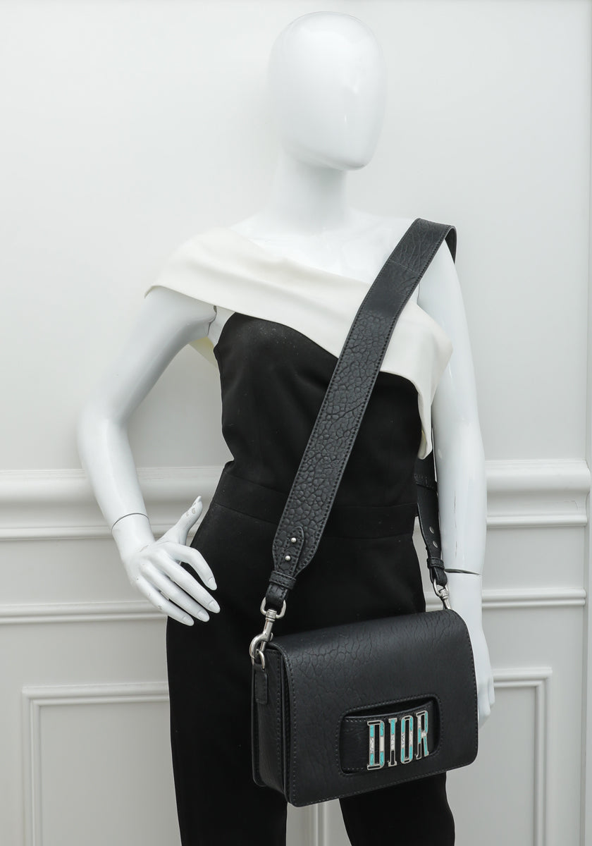 Christian Dior Black Canyon Revolution Flap Bag-Christian Dior-THE CLOSET