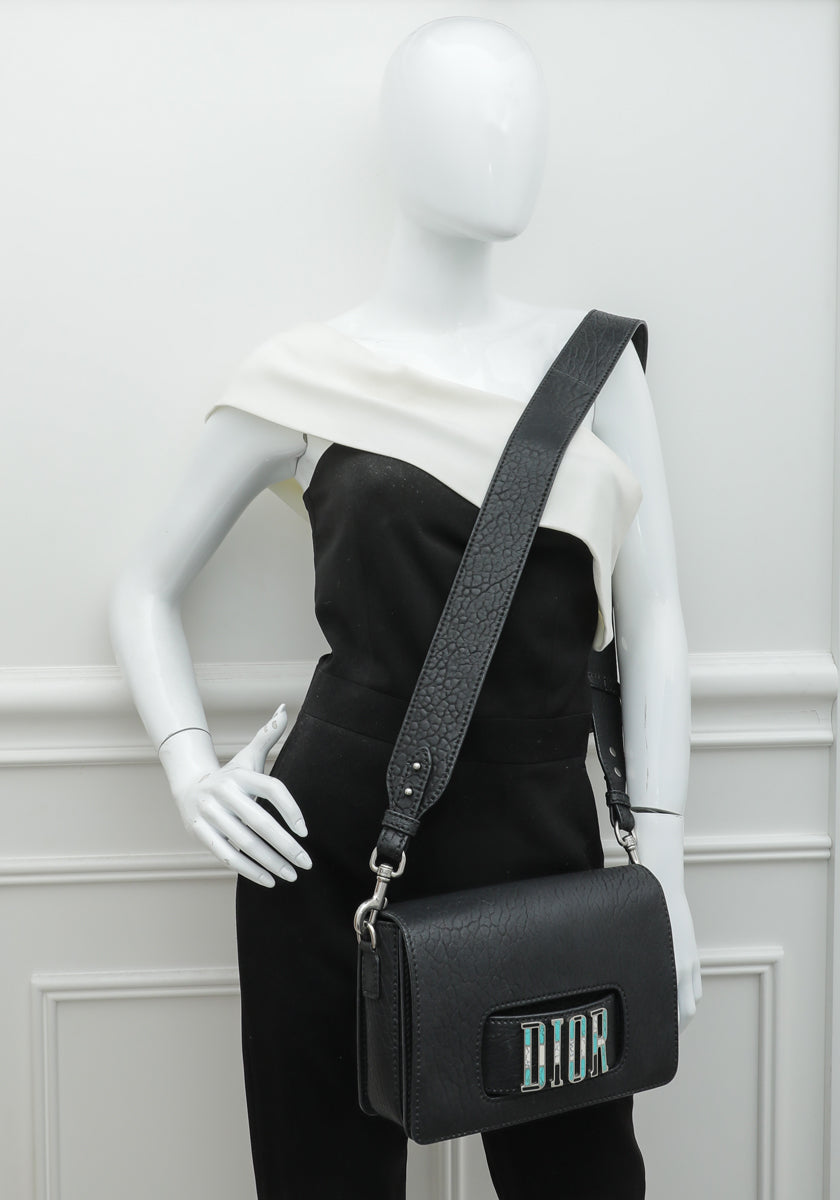 Christian Dior Black Canyon Revolution Flap Bag