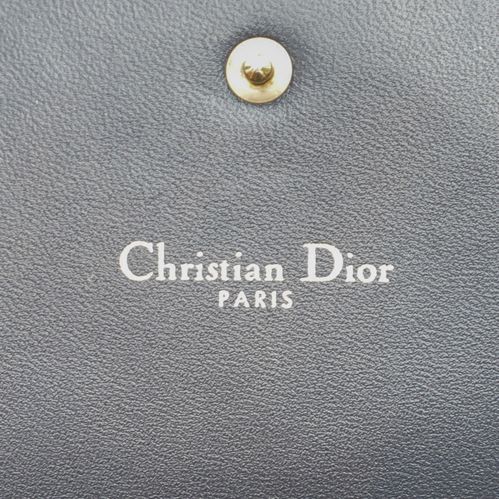 Christian Dior Blue CD Oblique Wallet On Chain-Christian Dior-THE CLOSET
