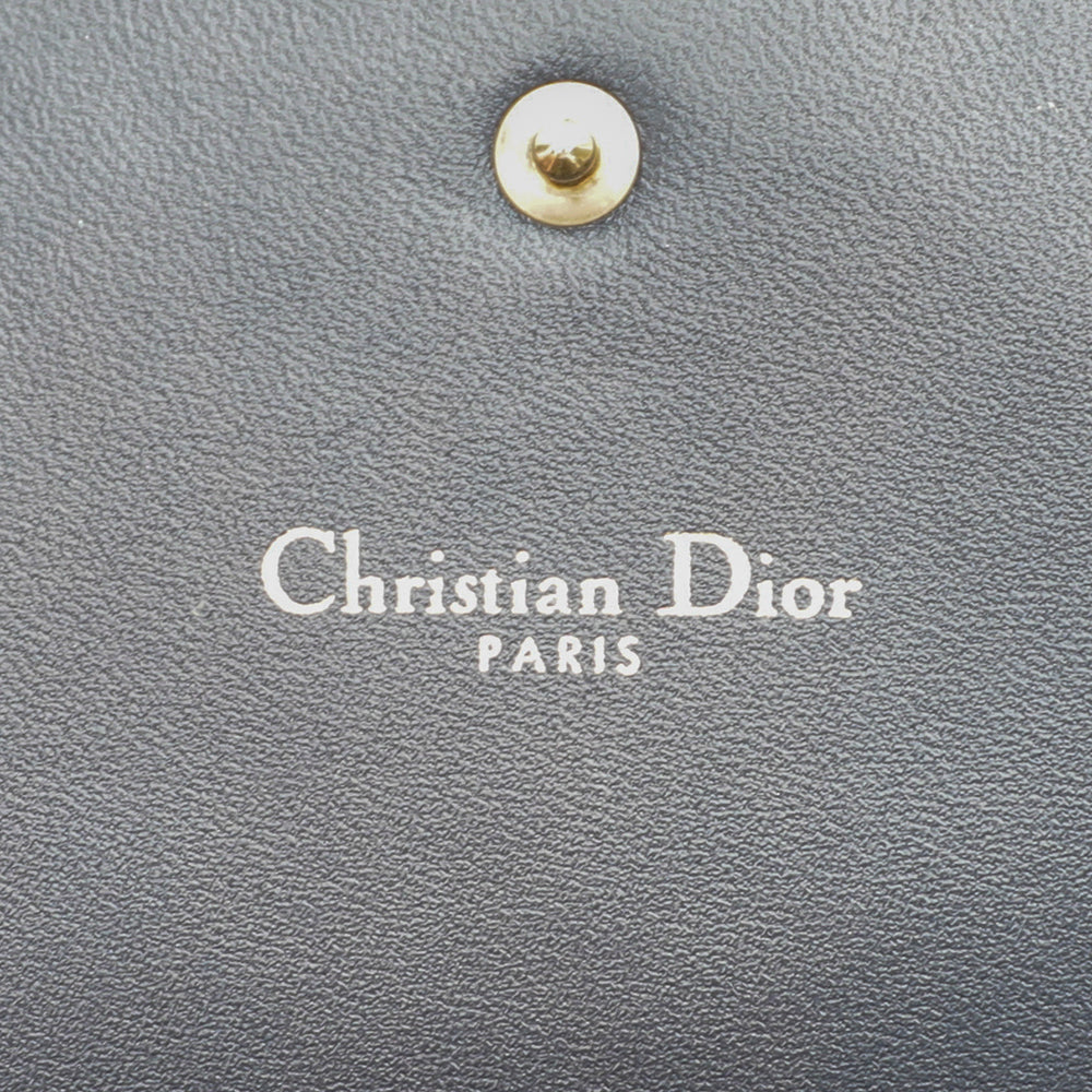 Christian Dior Blue CD Oblique Wallet On Chain